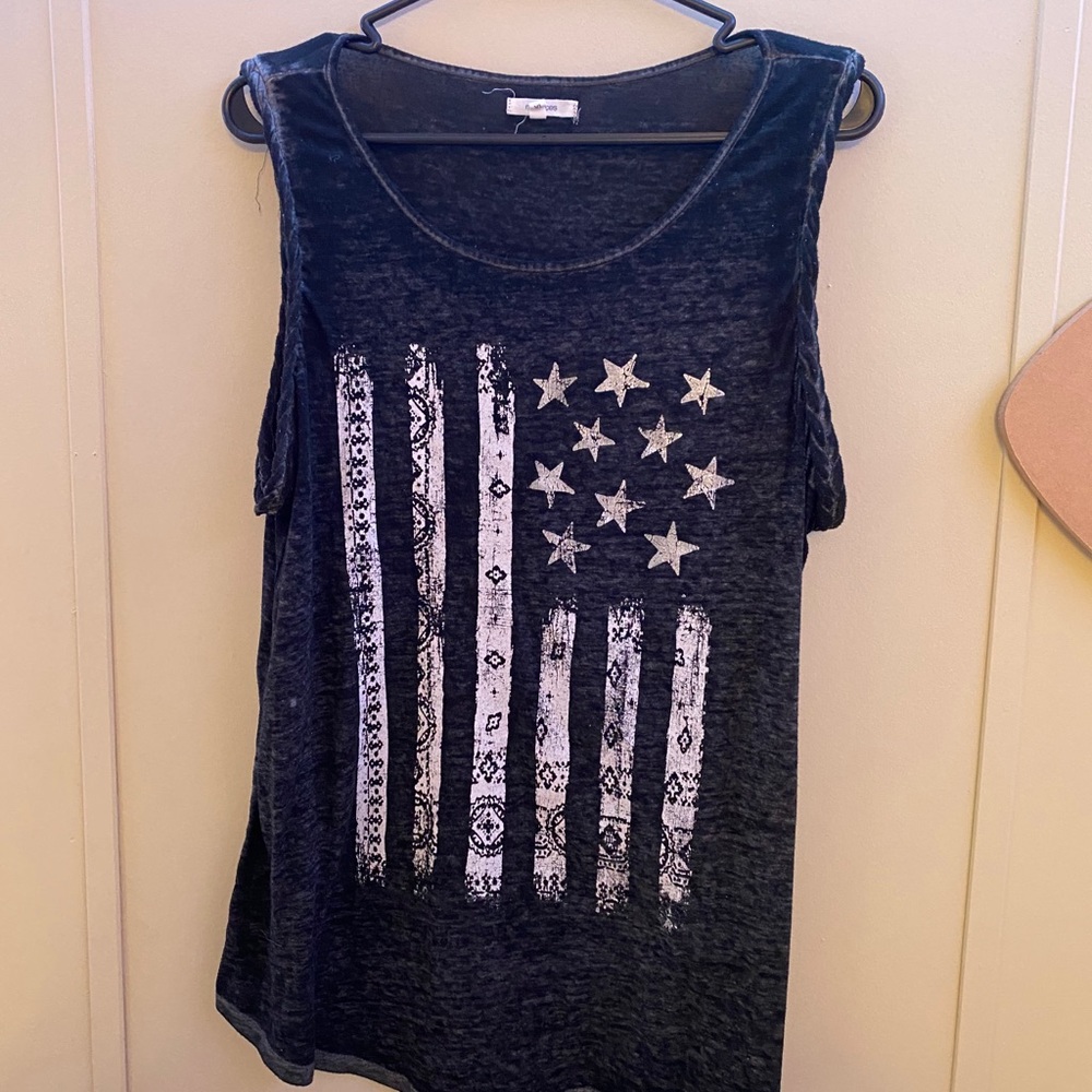 American Flag Maurices tank top
